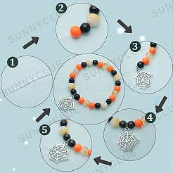 Halloween Bracelet Making Kit&nbsp;DIY-SC0021-87