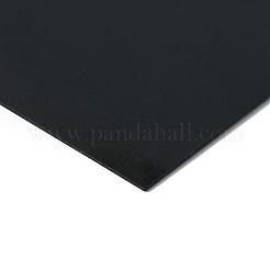Abs プラスチック金型プレート  長方形  砂テーブル建築模型材料用品  ブラック  200x100x1mm&nbsp;DIY-WH0399-35A
