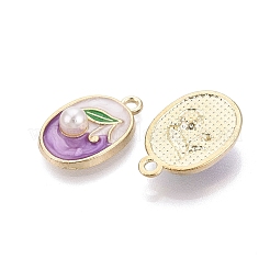 Alloy Enamel Pendants&nbsp;ENAM-N069-14KCG
