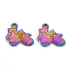 Rainbow Color Alloy Pendants&nbsp;PALLOY-S180-277-NR