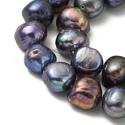 Dyed Natural Cultured Freshwater Pearl Beads Strands&nbsp;PEAR-A006-13C