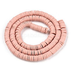 Handmade Polymer Clay Bead Strands&nbsp;CLAY-S094-6mm-A01