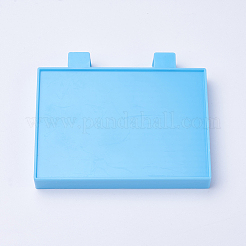 トレイプレート  ラインストーンドリルポイントプレート  ディープスカイブルー  10.9x8.95x1.5cm&nbsp;DIY-WH0024-02