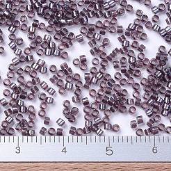 MIYUKIデリカビーズ  シリンダー  日本製シードビーズ  11/0  （db1760)輝く裏地スモーキーアメジストab  1.3x1.6mm  穴：0.8mm  約10000個/袋  50 G /袋&nbsp;SEED-X0054-DB1760
