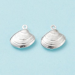 304ステンレスペンダント  シェル  銀  14x13x4mm  穴：1mm&nbsp;STAS-G176-17S