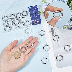 26Pcs Zinc Alloy Spring Gate Rings&nbsp;FIND-SC0012-70