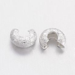 真鍮製つぶし玉カバーカシメ玉カバー  銀色のメッキ  直径3.2mm  穴：1.2mm&nbsp;X-KK-G015-S