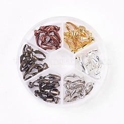 Brass Clip-on Earring Converter&nbsp;KK-JP0010-05
