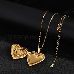 201 Stainless Steel Cable Chain Necklaces&nbsp;NJEW-M050-04F-G-1