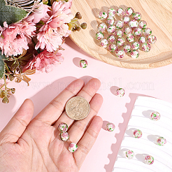 60Pcs Handmade Glod Sand Lampwork Beads&nbsp;LAMP-PA0001-57