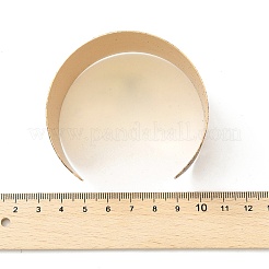 Alloy Open Cuff Bangles for Women&nbsp;BJEW-K272-02G