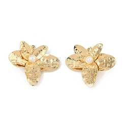 Flower Iron Stud Earrings&nbsp;EJEW-L096-007G
