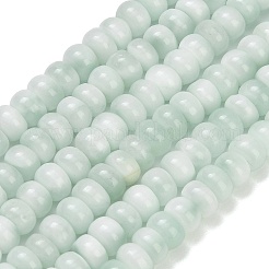 天然ガラスビーズ連売り  ロンデル  6.5~7x4.5mm  穴：0.9mm  約96~97個/連  15.55~15.75''（39.5~40センチメートル）&nbsp;GG-CBA007A-A02-B03