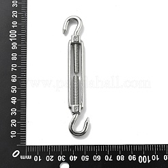 304 Stainless Steel Turnbuckle with Adjustment Hook Eyelet Screw&nbsp;STAS-B082-03P