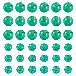 2 連売り 2 スタイル 天然龍脈瑪瑙ビーズ 連売り  染め  ラウンド  グリーン  6~8mm  穴：1mm  約48~62個/連  14.53~14.96''（36.9~38センチメートル）  1連/スタイル&nbsp;G-TA0002-58