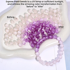 125Pcs Resin UV Reactive Beads&nbsp;RESI-PA0001-34B