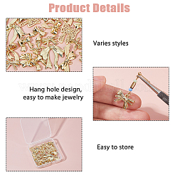 32Pcs 8 Styles Alloy Pendants&nbsp;FIND-HS0001-94
