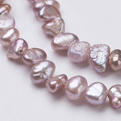 Natural Cultured Freshwater Pearl Beads Strands&nbsp;PEAR-N014-04C