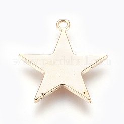 Brass Cubic Zirconia Pendants&nbsp;KK-P167-11KCG