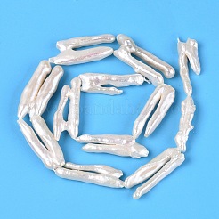 Natural Baroque Keshi Pearl Beads Strands&nbsp;PEAR-S020-Y04