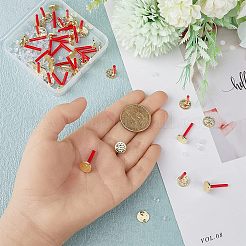 60Pcs Alloy Stud Earring Findings&nbsp;FIND-FH0005-71