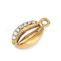 304 Stainless Steel Rhinestone Pendants&nbsp;SA-CBAAE04-05B-G