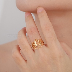 304 Stainless Steel Finger Rings&nbsp;RJEW-L129-02G