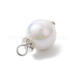 Imitation Pearl Acrylic Pendants&nbsp;PALLOY-JF04349-02