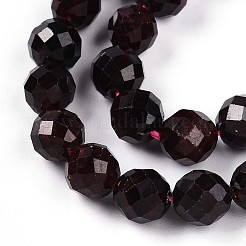 Natural Garnet Beads Strands&nbsp;G-S345-8mm-37