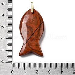 Natural Red Jasper Pendants&nbsp;KK-D021-05F-G