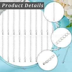 20Pcs 2 Colors Brass Curb Chain Extender&nbsp;FIND-BBC0005-36