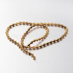 Electroplate Non-magnetic Synthetic Hematite Bead Strands&nbsp;G-F300-32-03