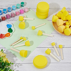 40Pcs 4 Styles Paint Sponges Shapes&nbsp;AJEW-OC0016-02