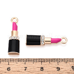 Alloy Rhinestone & Enamel Pendants&nbsp;ENAM-T024-62B-G