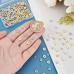 160Pcs 8 Styles Brass Spacer Beads&nbsp;KK-PH0006-73