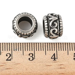 304 Stainless Steel European Beads&nbsp;STAS-Z147-18AS