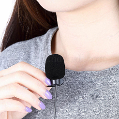 6Pcs Polyester Microphone Pompom Ball Cover&nbsp;AJEW-CN0004-91