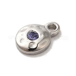 304 Stainless Steel Glass Pendants&nbsp;STAS-B074-02P-02