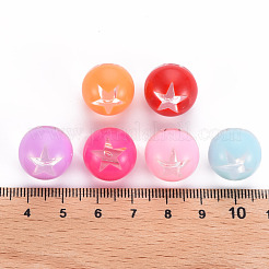 1-Hole Transparent Acrylic Buttons&nbsp;TACR-S154-51B