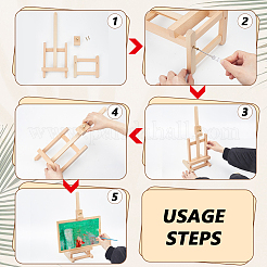 Adjustable Wood Display Stands&nbsp;ODIS-WH0038-320