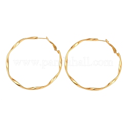 304 Stainless Steel Hoop Earrings&nbsp;EJEW-I320-25G-03