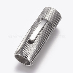 変色しにくい304ステンレススチール製バヨネット留め具  ステンレス鋼色  30x10mm  穴：8mm&nbsp;STAS-O114-042B-P