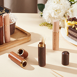 10Pcs 3 Styles Wooden Sewing Needle Holder Storage Case&nbsp;WOOD-GA0001-55