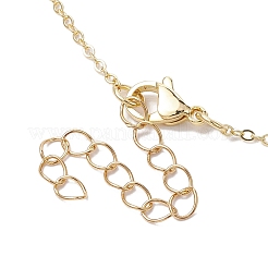 Alloy Enamel Shell Pendant Necklaces&nbsp;NJEW-JN04775