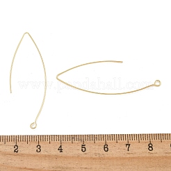 Brass Hoop Earring Findings&nbsp;KK-H503-25G