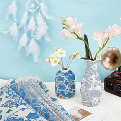 6Pcs 6 Styles Paper Ceramic Decals&nbsp;DIY-BC0015-30A