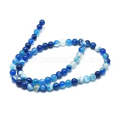 Natural Striped Agate/Banded Agate Beads Strands&nbsp;X-G-I254-03A-05