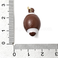 Brass Enamel Pendants&nbsp;KK-F940-05G