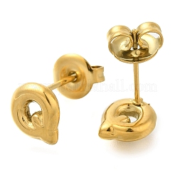 304 Stainless Steel Stud Earrings&nbsp;EJEW-I316-01G-Q