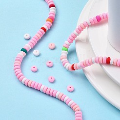 Handmade Polymer Clay Beads Strands&nbsp;X-CLAY-N008-008N